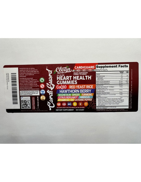 Gomitas CoQ10 Clean Nutraceuticals 300mg con Vitamina K2+D3 Gomitas CoQ10 Clean Nutraceuticals 300mg con Vitamina K2+D3