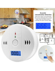 Detector de Monóxido de Carbono Golkur SeaT61A Batería 1-Pack 2