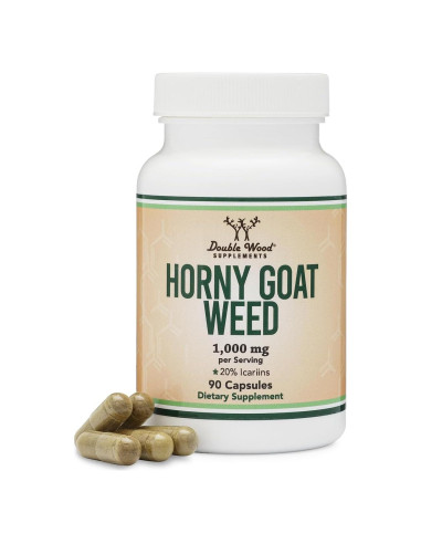 Suplemento Hierba de Cabra Excitada Double Wood 1000mg 90 Cápsulas