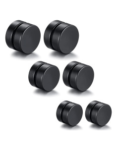 Pendientes Magnéticos HENGYID Unisex Acero Inoxidable Hipoalergénico