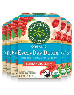 Té Detox Diario Orgánico Schisandra 96 Bolsitas - Tradicional