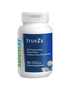 NatureCity TrueZs Suplemento Natural para Dormir - 30 Cápsulas Veganas