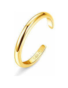 Anillos para dedos de los pies de oro 14K HAIAISO ajustables