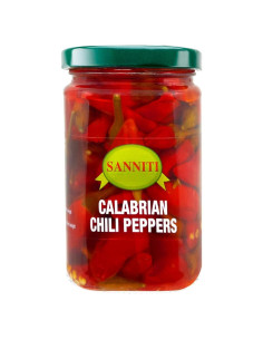 Pimientos Picantes Largos Sanniti 284g - Sabor Italiano
