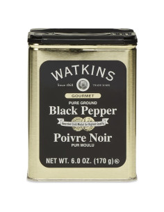 Pimienta Negra Molida Gourmet Watkins 170 g - Natural