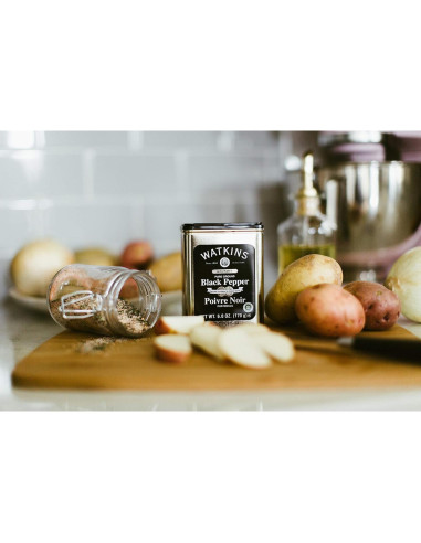 Pimienta Negra Molida Gourmet Watkins 170 g - Natural