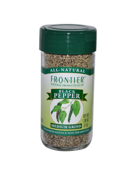 Pimienta Negra Molida Media Frontier Co-op 51g Kosher