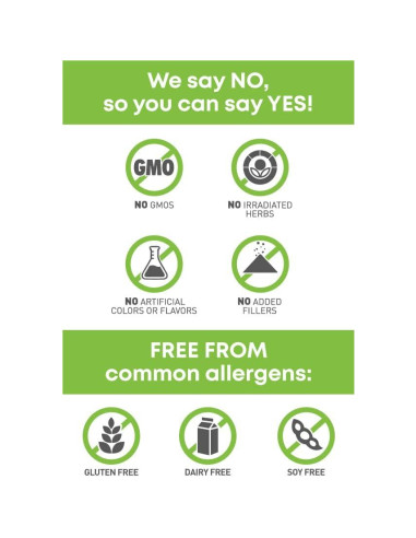 Cápsulas Herbales Orgánicas Saw Palmetto Oregon's Wild Harvest 180 Unidades