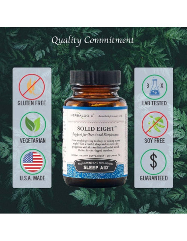 Cápsulas de Hierbas Solid Eight - Sueño Profundo 90 Unidades