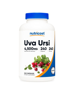Nutricost Uva Ursi 4500mg 240 Cápsulas Vegetarianas Sin Gluten