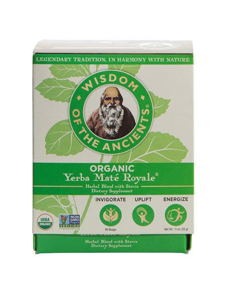 Bolsitas de Té de Yerba Maté Orgánico Royale 16 Cuentas