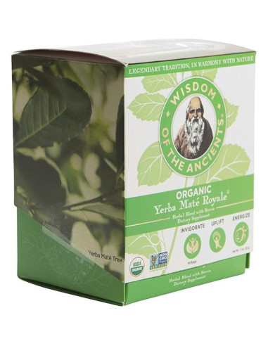 Bolsitas de Té de Yerba Maté Orgánico Royale 16 Cuentas