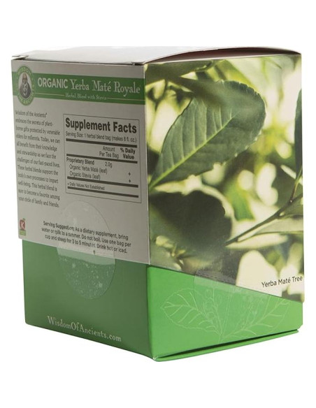 Bolsitas de Té de Yerba Maté Orgánico Royale 16 Cuentas