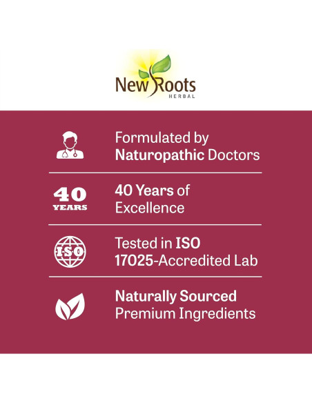 Suplemento Hepático New Roots 90 Cápsulas - Desintoxicación 8 en 1