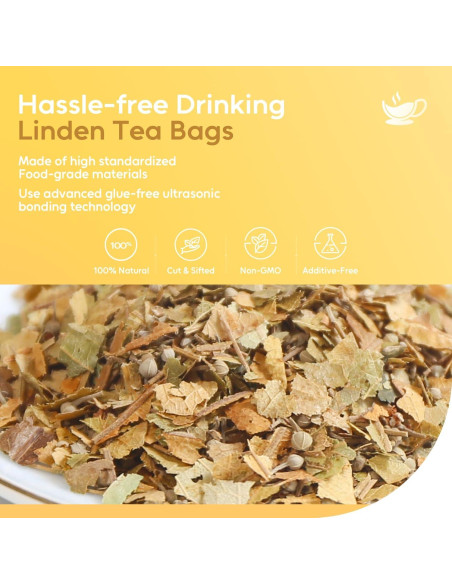 Té de Tilo FullChea - 36 Bolsitas - Sin Cafeína y OGM