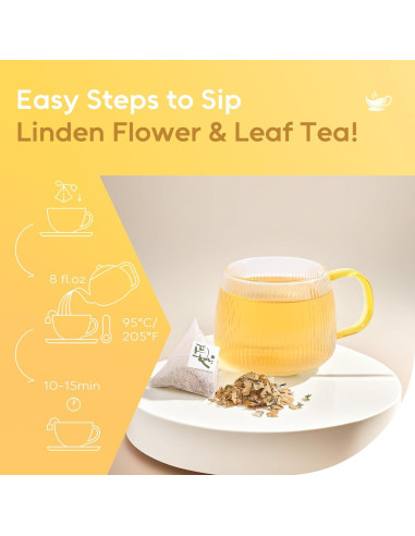 Té de Tilo FullChea - 36 Bolsitas - Sin Cafeína y OGM