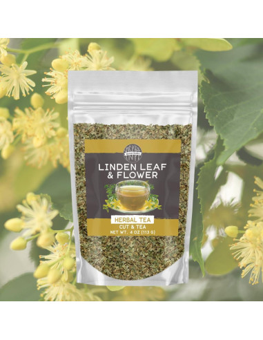 Té de Hoja y Flor de Tilo Abeto y Pradera 113.4 g Sin Cafeína