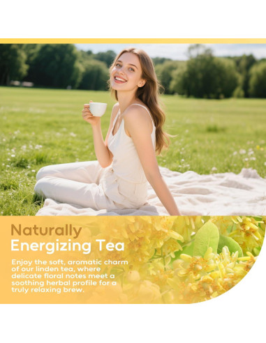 Té de Tilo FullChea - 36 Bolsitas - Sin Cafeína y OGM