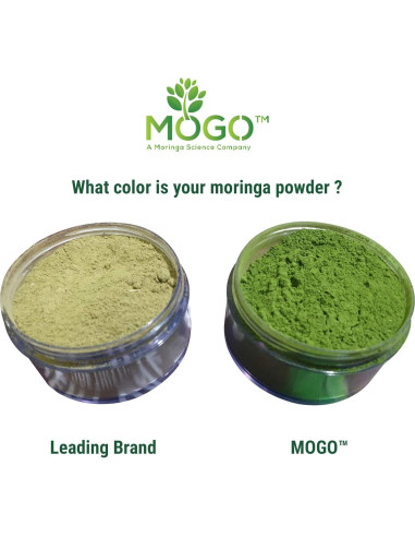 Polvo de Moringa Orgánico MOGO 0.45 kg - Superalimento Verde