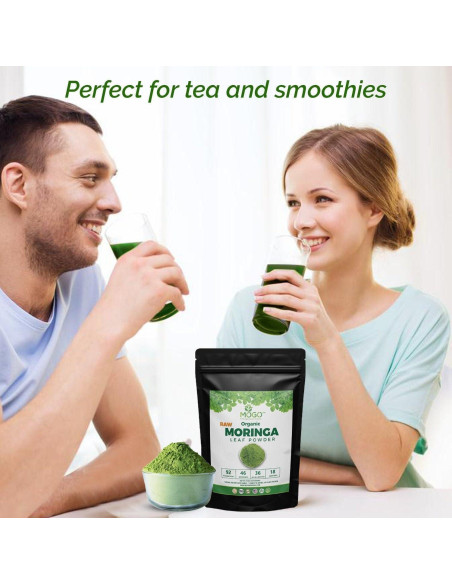 Polvo de Moringa Orgánico MOGO 0.45 kg - Superalimento Verde
