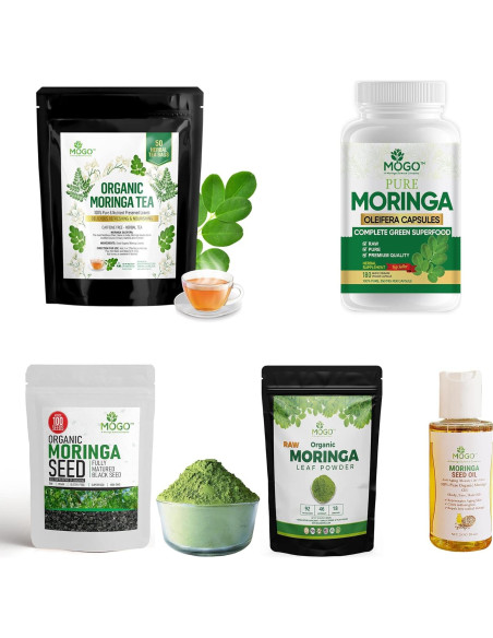 Polvo de Moringa Orgánico MOGO 0.45 kg - Superalimento Verde