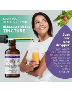 Tintura Orgánica de Cardo Bendito Florida Herbs 60 ml 2
