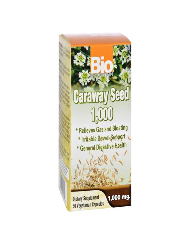 Cápsulas Vegetarianas de Semilla de Comino Bio Nutrition 1000 mg