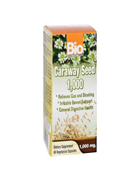 Cápsulas Vegetarianas de Semilla de Comino Bio Nutrition 1000 mg