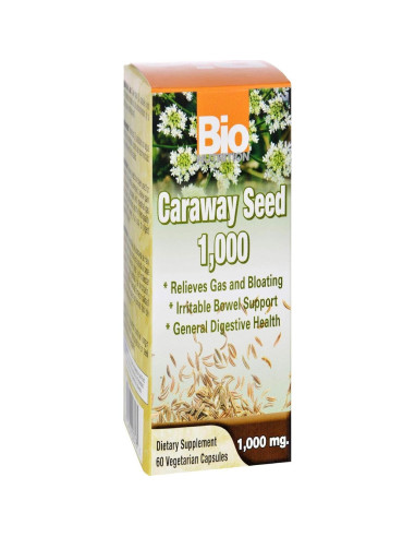 Cápsulas Vegetarianas de Semilla de Comino Bio Nutrition 1000 mg