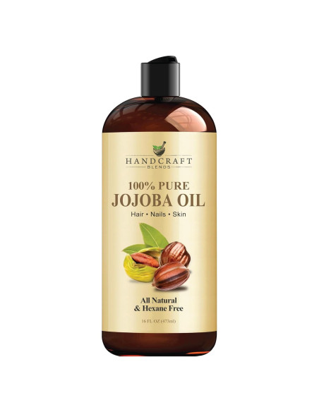 Aceite de Jojoba Handcraft Blends 473 ml - 100% Puro y Natural Aceite de Jojoba Handcraft Blends 473 ml - 100% Puro y Natural