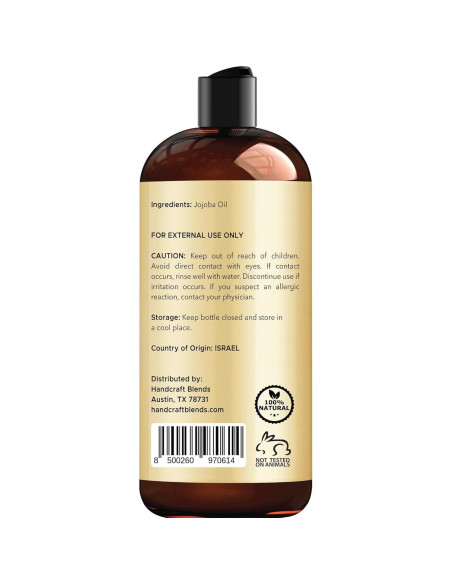Aceite de Jojoba Handcraft Blends 473 ml - 100% Puro y Natural Aceite de Jojoba Handcraft Blends 473 ml - 100% Puro y Natural
