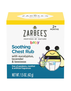 Bálsamo Calmante para el Pecho Zarbee's 42.5g Eucalipto Lavanda