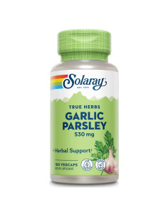 Solaray Bulbo de Ajo y Hoja de Perejil 530mg 100 VegCaps