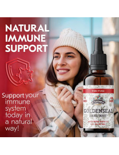 Tintura de Raíz de Sello de Oro Florida Herbs 60 ml Vegana 2