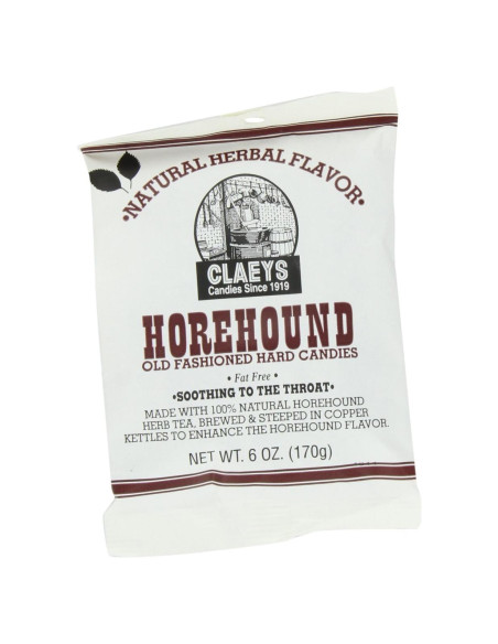 Caramelos para la garganta Claey's Horehound 170g (Paquete de 12)