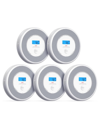 Detector de Humo y Monóxido de Carbono X-Sense XP0A-SR, Paquete de 5