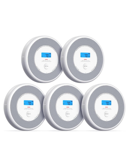 Detector de Humo y Monóxido de Carbono X-Sense XP0A-SR, Paquete de 5