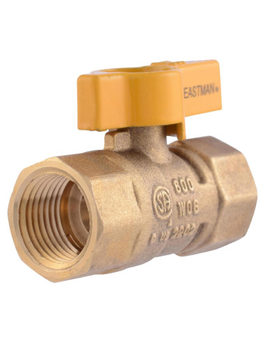Válvula de Bola de Gas Eastman 1/2" Latón 60009B