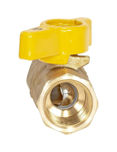 Válvula de bola de gas Eastman 1/2" FIP latón 60009