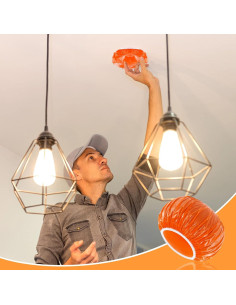 Cubiertas de Alarma de Incendio Tessco 36 Piezas Naranja 2