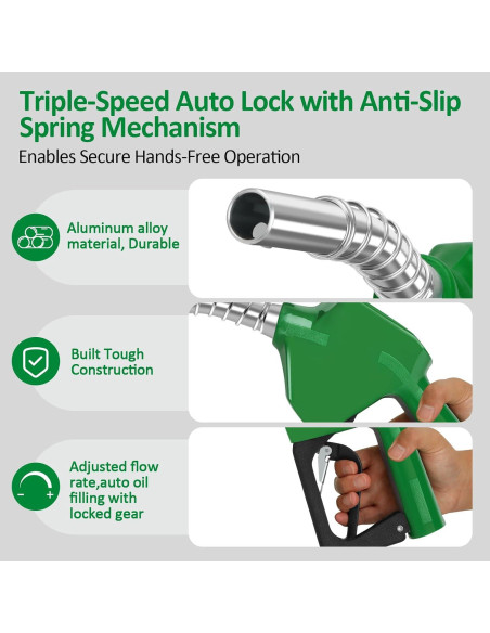 Boquilla de Combustible Automática Liaycco 3/4" NPT 60 LPM