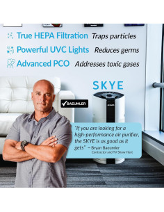 Purificador de Aire Air Health Skye 5 Etapas Wifi H13 HEPA 2