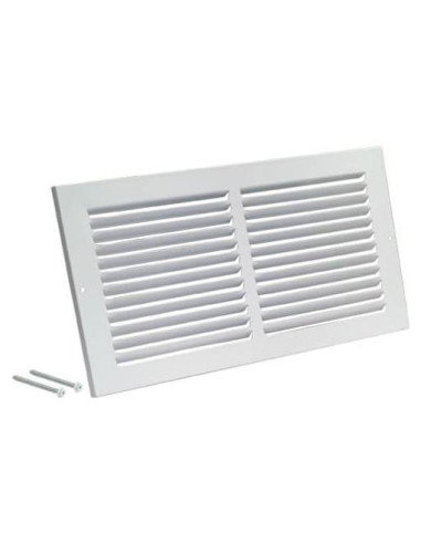 Rejilla de Retorno de Aire Rocky Mountain 29.8x19.7cm Acero Blanco