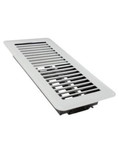 Rejilla de Piso Rocky Mountain Goods 29.2x14 cm Ajustable Blanco