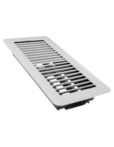 Rejilla de Piso Rocky Mountain Goods 29.2x14 cm Ajustable Blanco