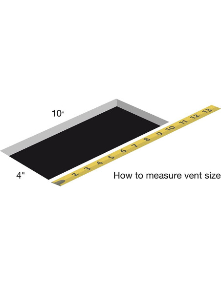 Rejilla de Piso Rocky Mountain Goods 29.2x14 cm Ajustable Blanco