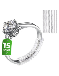 Anpro Kit de Ajustadores de Anillos de Silicona 15 Piezas