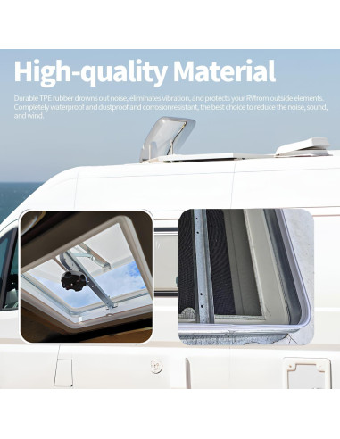 Sello de Ventilación de Techo LCGAOYA 196" Blanco