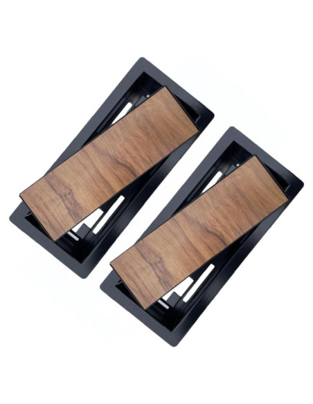 Rejilla de Piso 10x25 cm Personalizable MAZENHARD Negro Rejilla de Piso 10x25 cm Personalizable MAZENHARD Negro