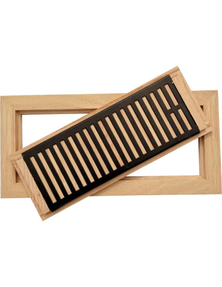 Registro de Piso Empotrado Homewell 4x12" Roble Rojo